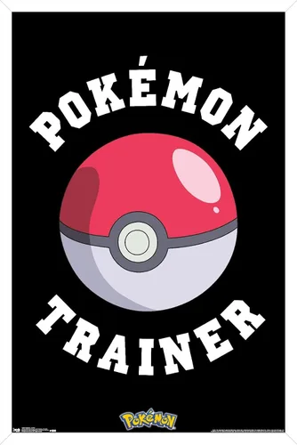 Vista 7 de Trends International Pokémon - Póster de pared de entrenador, 14.725 x 22.375 pulgadas, versión enmarcada de madera de granero