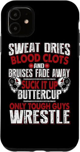 Vista 8 de Only Tough Guys Wrestle - Mens Wrestling Case for iPhone 17