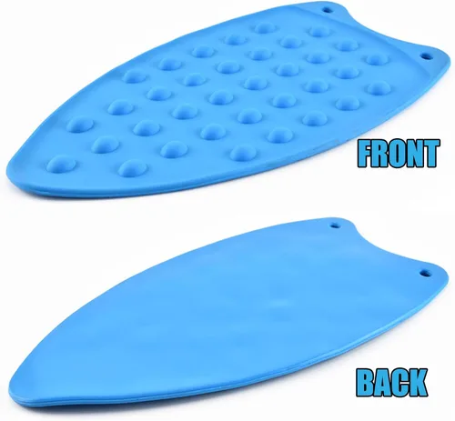 Vista 6 de LeLehome Almohadilla de silicona para tabla de planchar, resistente al calor caliente, alfombrilla compacta de vapor, antideslizante, herramientas