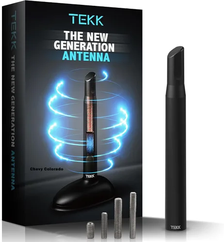 Vista 48 de TEKK Short Antenna Compatible with Cooper 2023 / Designed for Optimized FM/AM Reception / 4.8 Inches