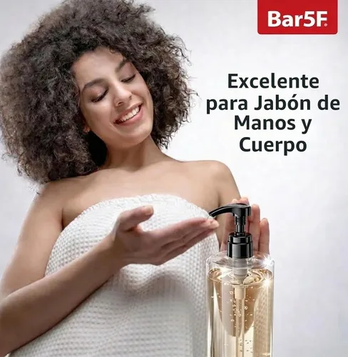 Vista 10 de Bar5F Dispensador de jabón corporal de 32 oz para ducha con bomba, grande