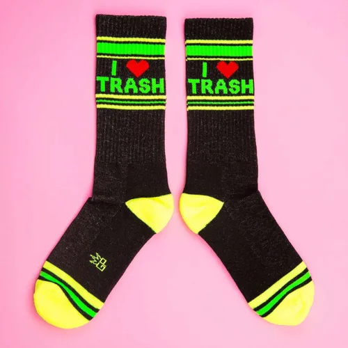Vista 2 de Gumball Poodle I LOVE, Novelty Gift Socks For Men, Women and Teens, Unisex Cute Funny Crew Socks (Made in the USA)