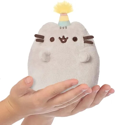 Vista 5 de Aurora, 61518, Party Pusheen pequeño, peluche ecológico, color gris