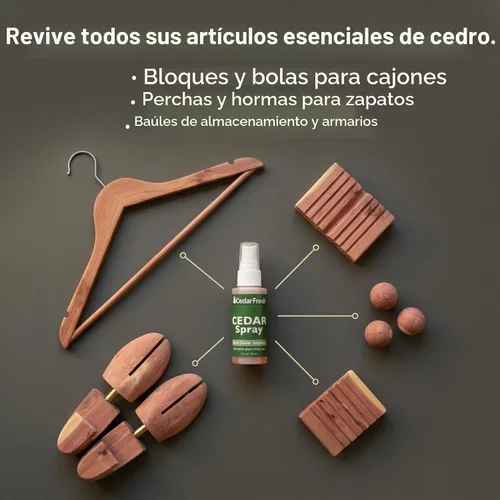 Vista 5 de Household Essentials CedarFresh Spray de Poder de Cedro, 2 onzas