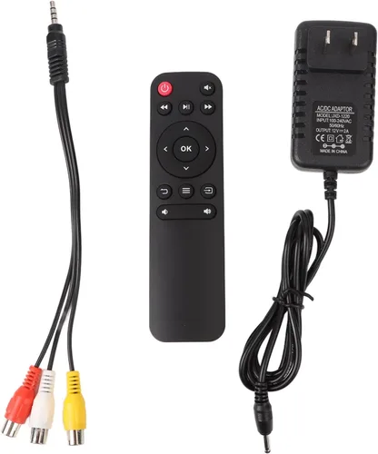Vista 9 de Proyector para niños, 1080P HD, mini proyector LED de ángulo de proyección portátil ajustable para cine en casa, pantalla grande, enchufe