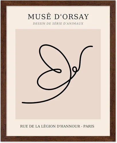 Vista 8 de Poster Master Póster Vintage – Impresión Retro de Dachshund – Arte de Perro – Dibujo Lineal – Arte de Boceto – Regalo para Niños, Niñas y Amantes