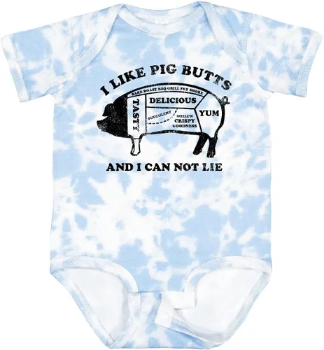 Vista 13 de inktastic Body para bebé I Like Pig Butts Blanco