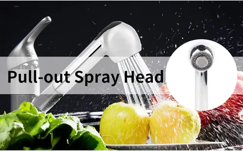 Vista 3 de Pulverizador de fregadero, cabezal de rociador extraíble de cocina, ajuste universal, accesorio de rociador para fregadero con flujo de agua de modo