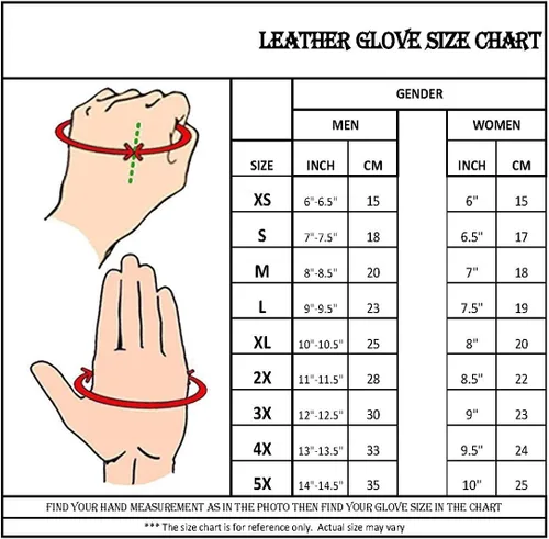 Vista 8 de Milwaukee Leather, guantes térmicos de piel de ciervo, para hombre, negro G317