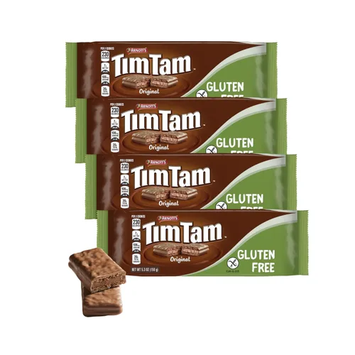 Vista 12 de Arnott's Tim Tam - Galletas de chocolate con leche, sabor original, paquete familiar de 12.9 onzas, auténticas importadas