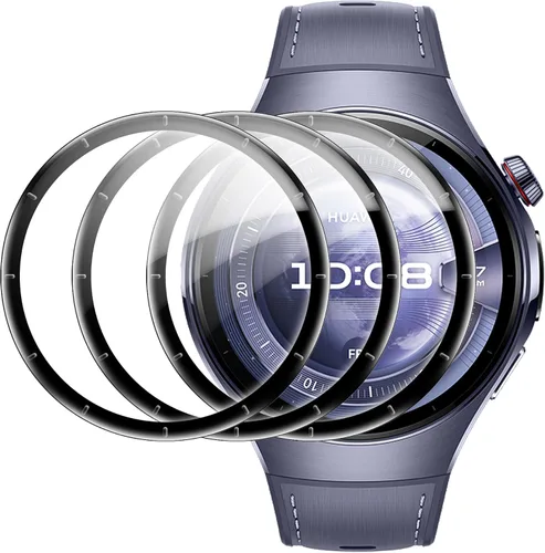 Vista 21 de Protector de pantalla compatible con Amazfit Active 2, antiarañazos, cobertura de pantalla completa 3D, compatible con fundas, HD Ultra, paquete de 3