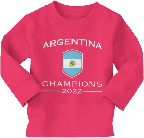 Vista 19 de Argentina Champions 2022 - Camiseta de algodón para bebés/niños pequeños