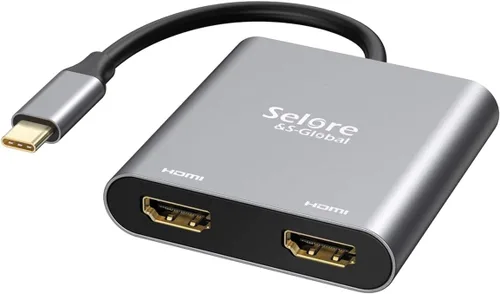 Vista 9 de Estación de acoplamiento para portátil Selore 3 monitores Triple 4K Display