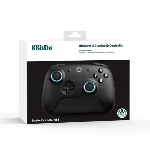 Vista 5 de 8Bitdo Ultimate 2 Bluetooth Controller for SwitchSwitch 2 & Windows PC, Switch Pro Controller with TMR Joysticks, Switchable Hall EffectTactile