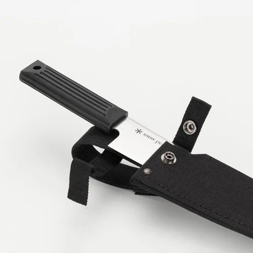 Vista 6 de Snow Peak Field Kitchen Santoku - Cuchillo negro