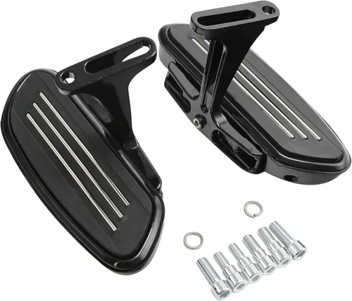 Vista 12 de TCT-MOTORPARTS Alforjas delanteras para el conductor y pedales de piso para Harley Touring Road King Road Glide Street Glide Electra Glide 1986-2025