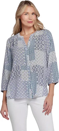 Vista 61 de Blusa petite para mujer con manga 3/4 de la marca NYDJ Alicia Glen