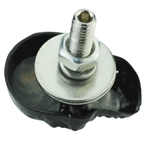Vista 5 de Tornillos para placa de matrícula con diseño de calavera para automóvil, tornillos y tuercas Negro