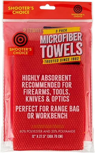 Vista 2 de Shooter's Choice Paquete de 3 toallas para pistola (selecciona tu estilo)