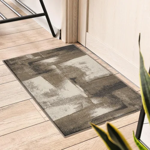 Vista 16 de Luxe Weavers - Alfombra abstracta, Lagos Collection 7558, color azul claro
