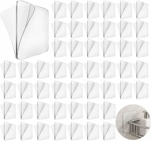 Vista 8 de 10 almohadillas adhesivas de repuesto para organizador de ducha 60*60-10Pcs-Stong