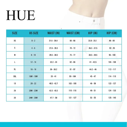 Vista 5 de HUE - Leggings de mezclilla para mujer