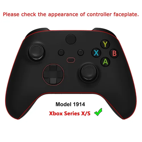 Vista 2 de eXtremeRate Victor X Remap Kit for Xbox Series XS Controller, 6 Profiles & White Redesigned Back Shell & Side Rails & 4 Back Buttons for Xbox Core
