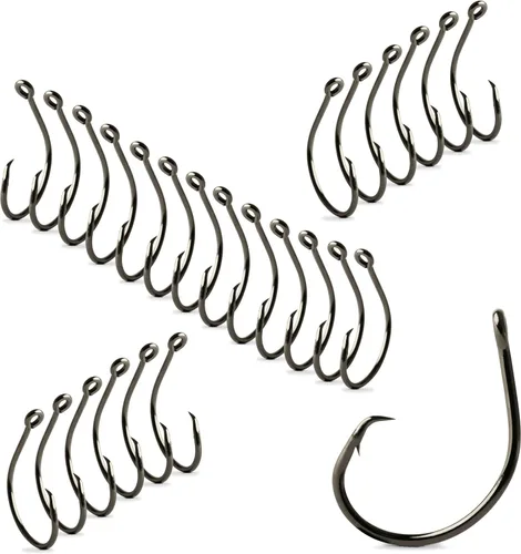 Vista 8 de Mustad Círculo de compensación demonio, 1 x fuerte, níquel negro