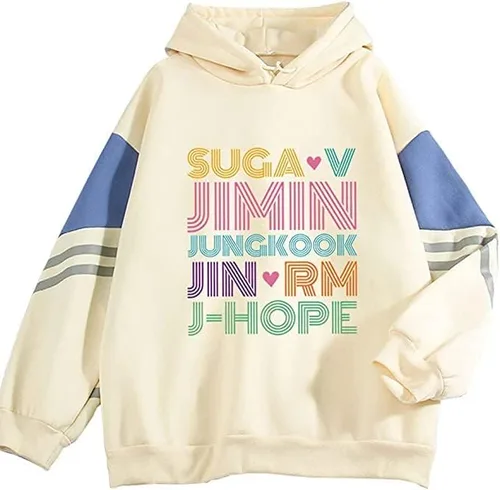 Vista 3 de Sudadera con capucha Kpop Jungkook Suga Jimin V RM