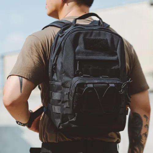 Vista 4 de EXCELLENT ELITE SPANKER Bolsa táctica Molle Admin Bolsa compacta de herramientas EDC con correa para el hombro Cinturón de nailon para accesorios