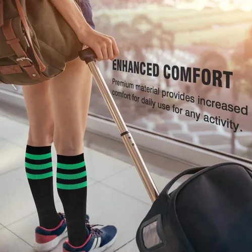 Vista 6 de NEWZILL Medical Compression Socks for Women and Men Circulation 20-30 mmHg Compression Stockings for Running Nursing Travel