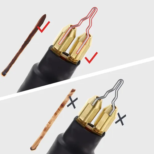 Vista 6 de Tekchic - Kit de combustión de madera de 60 W, herramienta de pirografía con 20 puntas de alambre Professional Wood Burner Pen with Ball Tips
