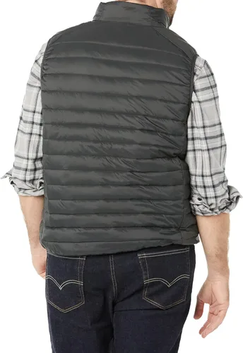 Vista 4 de Tienda Essentials - Chaleco para hombre acolchado, ligero y resistente al agua, incluye bolsa para empacarlo