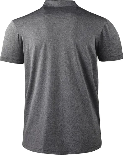 Vista 3 de Camisas polo para hombre que absorben la humedad UPF 50+ camisas polo de manga corta verano casual tenis golf camisas para hombres