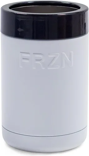 Vista 7 de FRZN FZN-KZ12S Koozie refrigerador de latas, Acero inoxidable