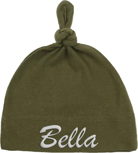 Vista 12 de Mato & Hash Gorro con nudo ajustable 100 % de algodón para bebés unisex Azul Bebé - Personalizado