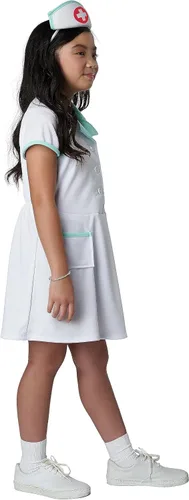 Vista 3 de California Costumes, Playtime Enfermera, Niño, Blanco, XS (talla 4-6)