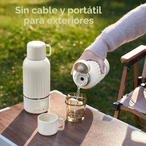 Vista 7 de Snow Bear Calentador de biberones portátil para viajes, calentamiento rápido en 2.5 minutos para leche materna, batería de 10200 mAh con pantalla