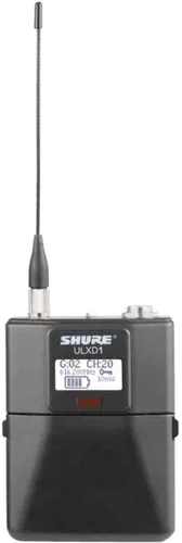Vista 10 de Shure ULXD1 Transmisor de bolsillo - para uso con sistemas de micrófono inalámbrico digital ULX-D, receptor se vende por separado Banda V50