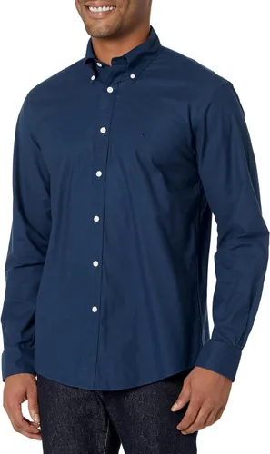 Vista 12 de Brooks Brothers Camisa Deportiva de Manga Larga sin Planchar con Botón para Hombre CORAL ROJO
