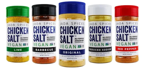 Vista 5 de Sal de pollo – Vegano, sin MSG, sin gluten, # 1en Australia, condimento para todo uso , 4.5 onzas