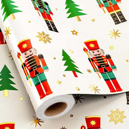 Vista 11 de Papel de regalo iridiscente metálico - 17 pulgadas x 33 pies - Patrón holográfico iridiscente rosa femenino para niñas, papel de regalo de hadas