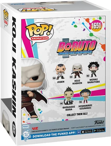 Vista 3 de Funko Pop! Animation: Boruto - Koji Kashin - Boruto: Naruto Next Generations - Figura de vinilo coleccionable - Idea de regalo - Producto