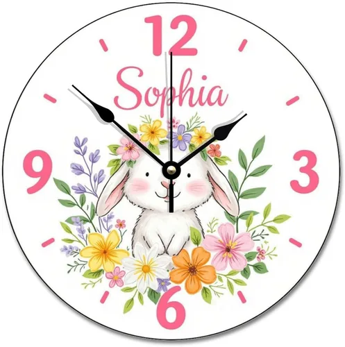 Vista 35 de ArogGeld Reloj de pared para conductor de autobús escolar, reloj de madera clásico 10 silencioso, sin tictac, de cuarzo, funciona