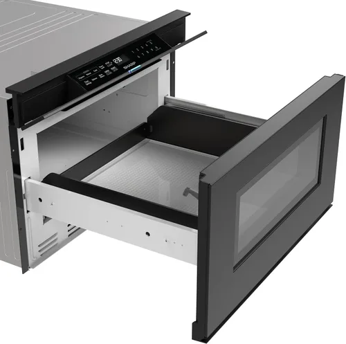 Vista 20 de SHARP SMD2479MB Horno Microondas Inteligente tipo Cajón con Easy Wave Open, 24 pulgadas, 1.2 Pies Cúbicos, 950 Vatios, Panel de Control Táctil