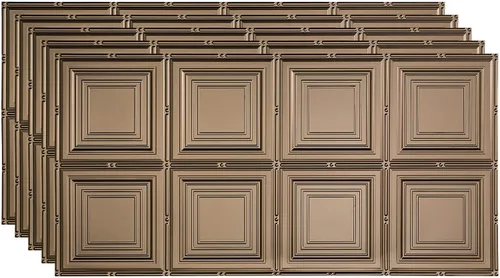 Vista 28 de FASÄDE Panel de techo decorativo de vinilo para retrato en blanco mate (muestra de 12 x 12 pulgadas)