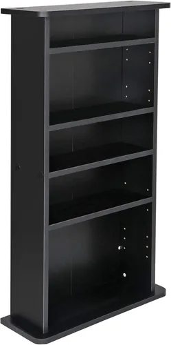 Vista 7 de Nova Microdermabrasion Estantería ajustable de 5 niveles para almacenamiento de DVD, CD, organizador de almacenamiento de medios, para CD, libros