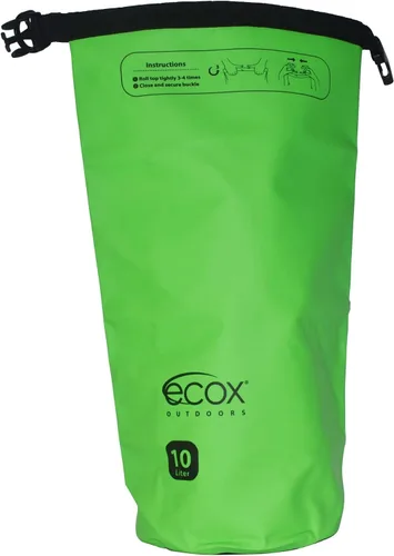 Vista 4 de ecox Bolsa seca impermeable al aire libre para actividades al aire libre, construcción de PVC 500D de alto grado, incluye funda impermeable