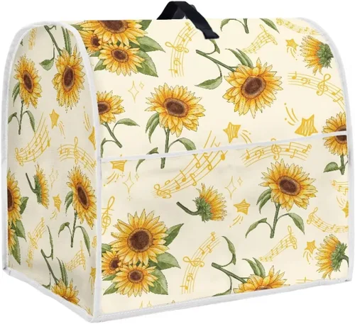 Vista 15 de Funda para batidora de pie de libélula bohemia compatible con mezclador de cocina de 4.5 a 5 cuartos de galón, a prueba de polvo, cubierta