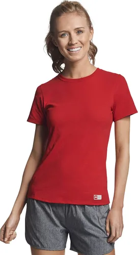 Vista 16 de Russell Athletic Women's Women's Cotton Performance T-Shirts Negro